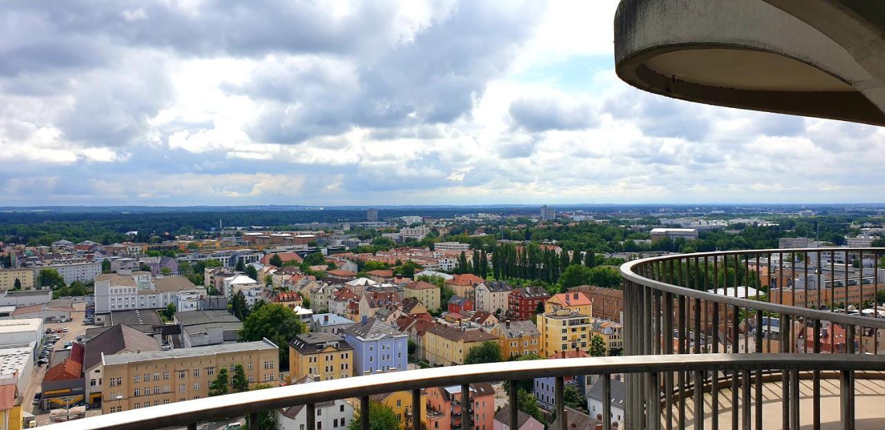 Suite-Xxi City View Hotelturm Augsburg Buitenkant foto