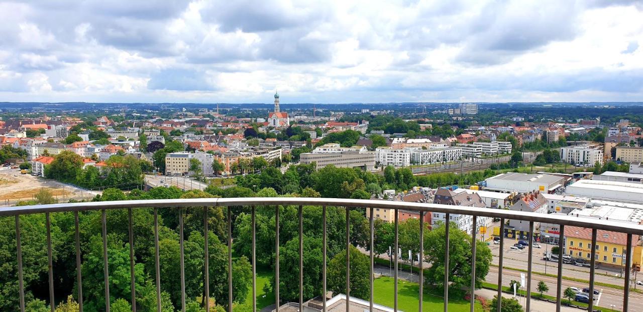 Suite-Xxi City View Hotelturm Augsburg Buitenkant foto